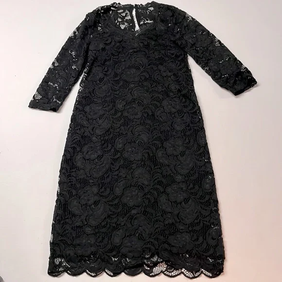 Mama Licious | Dresses | Mama Licious Maternity Black Lace Dress | Poshmark